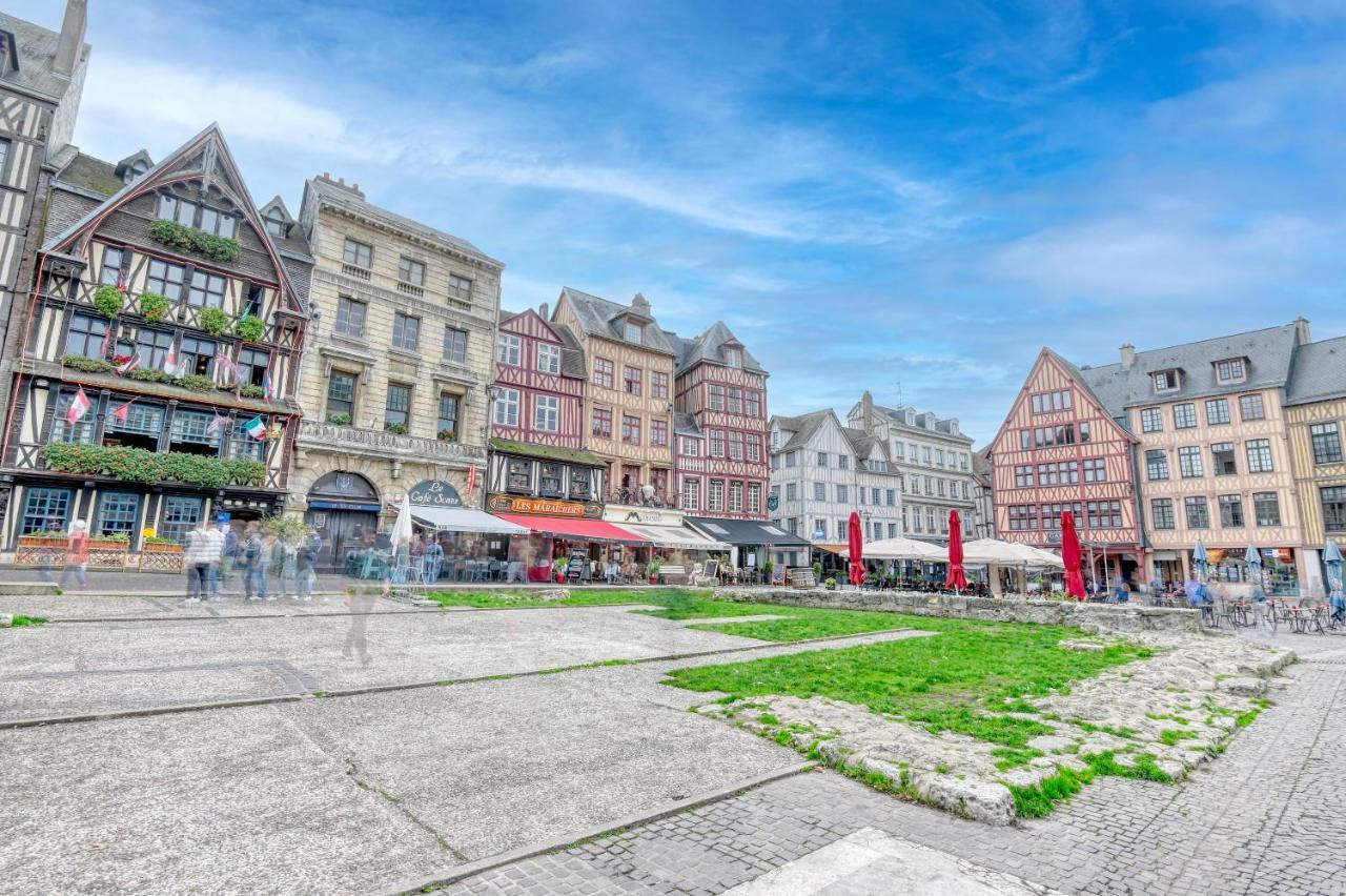 Glamour Chic En Hyper Centre Pour 4 - Wifi - Sauna Pour 2 - Mylittlestay Rouen Dış mekan fotoğraf